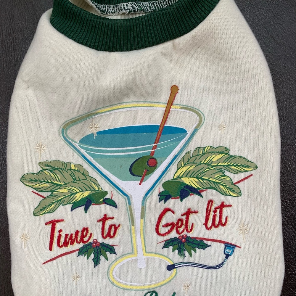 Vintage Tommy Bahamas small dog Christmas sweater!